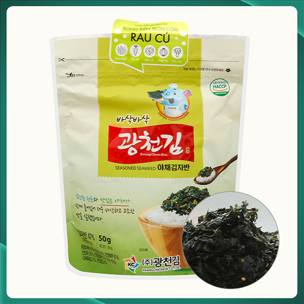Rong biển trộn cơm Tohogenkai rau củ trẻ em gói 50g