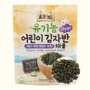 Rong biển rắc cơm hữu cơ Alvins vị hải sản gói 21g